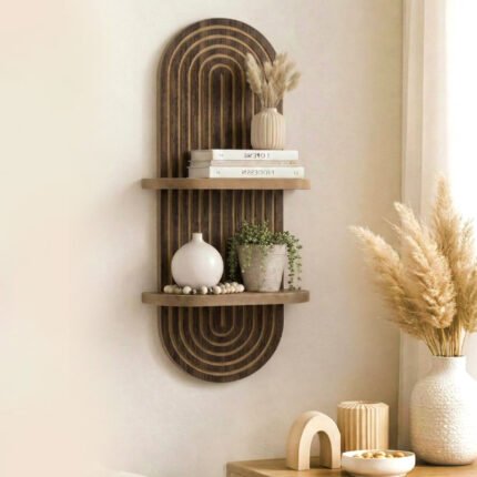 Βρες το Ραφιέρα τοίχου Artwill Megapap Mdf χρώμα wenge 26x13x70εκ. σε μοναδική τιμή στο clickforshop.gr