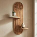 Βρες το Ραφιέρα τοίχου Artwill Megapap Mdf χρώμα oak 46x13x70εκ. σε μοναδική τιμή στο clickforshop.gr
