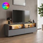 Βρες το Έπιπλο τηλεόρασης Eco Megapap με Led Rgb χρώμα ανθρακί 180x32x67εκ. σε μοναδική τιμή στο clickforshop.gr