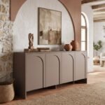 Βρες το Μπουφές Aurelia Megapap χρώμα μόκα 180x45x80εκ. σε μοναδική τιμή στο clickforshop.gr
