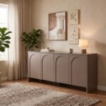 Μπουφές Aurelia Megapap χρώμα μόκα 180x45x80εκ. - Image 2