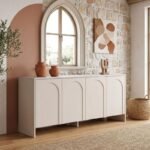 Βρες το Μπουφές Aurelia Megapap χρώμα κρεμ 180x45x80εκ. σε μοναδική τιμή στο clickforshop.gr