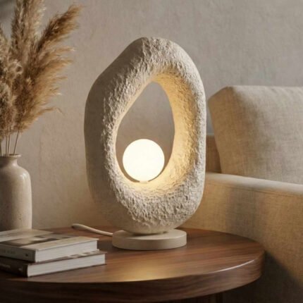 Βρες το Φωτιστικό επιτραπέζιο Zoga Megapap G9 fiberglass μονόφωτο χρώμα εκρού 30x17x50εκ. σε μοναδική τιμή στο clickforshop.gr