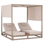 Αγόρασε ΔΙΠΛΗ ΞΑΠΛΩΣΤΡΑ ΑΛΟΥΜΙΝΙΟΥ ΠΑΡΑΛΙΑΣ ΜΕ ΣΚΙΑΣΤΡΟ GALLANT HM6097.04 ΚΑΠΟΥΤΣΙΝΟ 2x2x2μ σε μοναδική τιμή στο clickforshop.gr