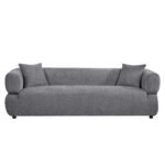 ΚΑΝΑΠΕΣ 3-ΘΕΣΙΟΣ ARCTIS HM3327.01 ΓΚΡΙ ΥΦΑΣΜΑ 229x88x68Υεκ. - Image 3