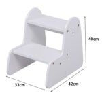 ΠΑΙΔΙΚΗ ΣΚΑΛΑ/ΣΚΑΜΠΟ RICKI HM18340.03 MDF & ΚΟΝΤΡΑΠΛΑΚΕ ΛΕΥΚΟ 33x43.5x40.5Υεκ - Image 3