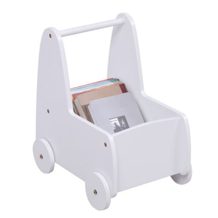 Αγόρασε ΠΑΙΔΙΚΟ ΤΡΟΛΕΥ/ΚΑΡΟΤΣΑΚΙ RICKI HM18341.03 MDF & ΚΟΝΤΡΑΠΛΑΚΕ ΛΕΥΚΟ 33x45x50Υεκ σε μοναδική τιμή στο clickforshop.gr