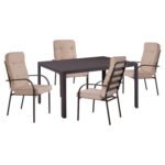 Αγόρασε ΣΕΤ ΤΡΑΠΕΖΑΡΙΑΣ 5ΤΜΧ ENDIKA HM21011 ΚΑΡΕΚΛΕΣ ΜΕ ΜΑΞΙΛΑΡΙ & ΤΡΑΠΕΖΙ 150x90εκ ΚΑΦΕ σε μοναδική τιμή στο clickforshop.gr