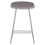 ΣΚΑΜΠΟ ΜΠΑΡ NAILA HM9299.10 ΓΚΡΙ ΜΕΣΑΙΟΥ ΥΨΟΥΣ 44x44x74Yεκ. - Image 3