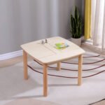 ΤΡΑΠΕΖΑΚΙ ΠΑΙΔΙΚΟ ΜΕ ΑΠΟΘ.ΧΩΡΟΥΣ RICKI HM18339.01 MDF & ΣΥΜΗΔΑ ΣΕ ΦΥΣΙΚΟ 65x65x47Υεκ - Image 2