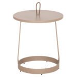 ΤΡΑΠΕΖΙ ΒΟΗΘΗΤΙΚΟ ΕΞ.ΧΩΡΟΥ MINO HM6432.03 ΑΛΟΥΜΙΝΙΟ & ΣΧΟΙΝΙ ΚΑΠΟΥΤΣΙΝΟ Φ47x53Υεκ - Image 3