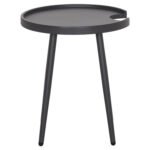 ΤΡΑΠΕΖΙ ΒΟΗΘΗΤΙΚΟ ΣΤΡΟΓΓΥΛΟ ΕΞ.ΧΩΡΟΥ TEROC HM6433.01 ΑΛΟΥΜΙΝΙΟ ΓΚΡΙ Φ47x53Υεκ - Image 3