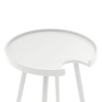 ΤΡΑΠΕΖΙ ΒΟΗΘΗΤΙΚΟ ΣΤΡΟΓΓΥΛΟ ΕΞ.ΧΩΡΟΥ TEROC HM6433.02 ΑΛΟΥΜΙΝΙΟ ΛΕΥΚΟ Φ47x53Υεκ - Image 3