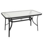 Αγόρασε ΤΡΑΠΕΖΙ BRUNO HM5106.03 ΜΑΥΡΟ ΜΕΤΑΛΛΙΚΟ ΜΕ ΓΥΑΛΙΝΗ ΕΠΙΦΑΝΕΙΑ 140Χ80Χ72Υεκ σε μοναδική τιμή στο clickforshop.gr