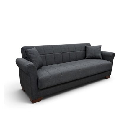 Αγόρασε VAVEL DARK GREY ΥΦΑΣΜΑ 3ΘΕΣΙΟΣ ΚΑΝΑΠΕΣ/ΚΡΕΒΑΤΙ ΜΕ ΑΠΟΘ.ΧΩΡΟ 216X85X80εκ. σε μοναδική τιμή στο clickforshop.gr