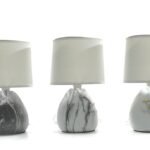 Βρες το Φωτιστικό Επιτραπέζιο Με Βάση Με Υφή Μαρμάρου Υ25.5cm Σε 3 Χρώματα σε μοναδική τιμή στο clickforshop.gr