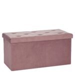 Βρες το Πουφ Αναδιπλούμενο Ροζ Βελούδο 76x38cm σε μοναδική τιμή στο clickforshop.gr