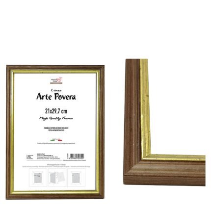 Βρες το Κορνίζα Καφέ Ξύλο 21x29.7cm σε μοναδική τιμή στο clickforshop.gr