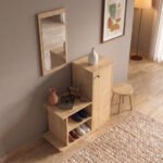 Έπιπλο εισόδου Cute Megapap χρώμα φυσικό οξιάς 90x35x95εκ. - Image 3