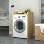 Έπιπλο πλυντηρίου Toren Megapap χρώμα φυσικό οξιάς 65x60x100εκ. - Image 2