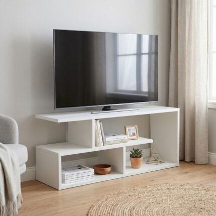 Βρες το Έπιπλο τηλεόρασης Forever Megapap χρώμα λευκό 100x30x40cm. σε μοναδική τιμή στο clickforshop.gr