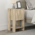 Βρες το Κομοδίνο Ema Megapap χρώμα travertine 30x30x55εκ. σε μοναδική τιμή στο clickforshop.gr