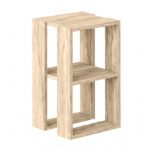 Κομοδίνο - Τραπεζάκι βοηθητικό Lonie Megapap χρώμα travertine 34x30x55εκ. - Image 3