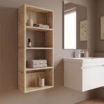 Βρες το Ραφιέρα τοίχου Rafina Megapap χρώμα sapphire oak 40x15x90εκ. σε μοναδική τιμή στο clickforshop.gr