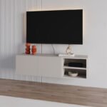 Βρες το Έπιπλο τηλεόρασης επιτοίχιο Conrad Megapap χρώμα sandstone 140x35x38εκ. σε μοναδική τιμή στο clickforshop.gr