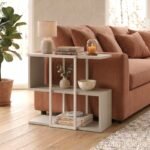 Βρες το Τραπεζάκι βοηθητικό Homia Megapap χρώμα sandstone 56x25x56