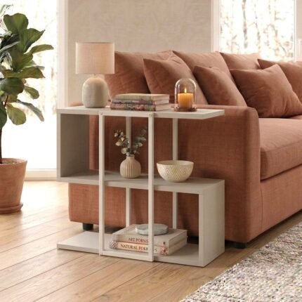 Βρες το Τραπεζάκι βοηθητικό Homia Megapap χρώμα sandstone 56x25x56