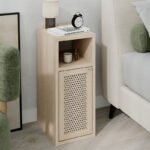 Βρες το Κομοδίνο Inca Megapap χρώμα light oak 25