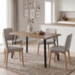 Βρες το Τραπέζι Xana Megapap χρώμα sepet oak 120x70x77