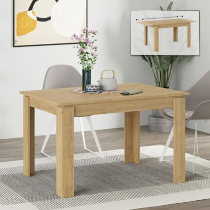 Βρες το Τραπέζι Tolmen Megapap επεκτεινόμενο χρώμα sapphire oak 120/170x80x75εκ. σε μοναδική τιμή στο clickforshop.gr