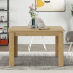 Τραπέζι Tolmen Megapap επεκτεινόμενο χρώμα sapphire oak 120/170x80x75εκ. - Image 3