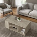 Τραπεζάκι σαλονιού Abdera Megapap χρώμα travertine 110x60x42εκ. - Image 3
