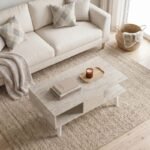 Τραπεζάκι σαλονιού Andros Megapap χρώμα travertine 90x54x39,6εκ. - Image 3