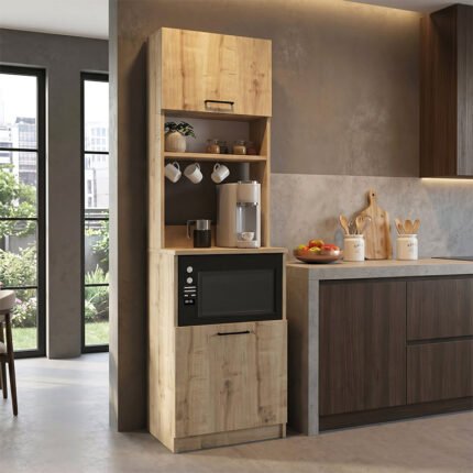 Βρες το Έπιπλο κουζίνας Tuco 1 Megapap χρώμα sapphire oak 53