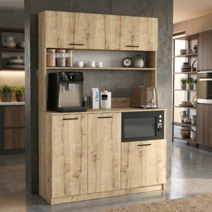 Βρες το Έπιπλο κουζίνας Tuco 3 Megapap χρώμα sapphire oak 123