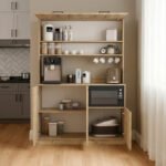 Έπιπλο κουζίνας Tuco 3 Megapap χρώμα sapphire oak 123,8x40x180εκ. - Image 3