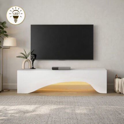 Βρες το Έπιπλο τηλεόρασης Mara Megapap με LED χρώμα λευκό 150x31