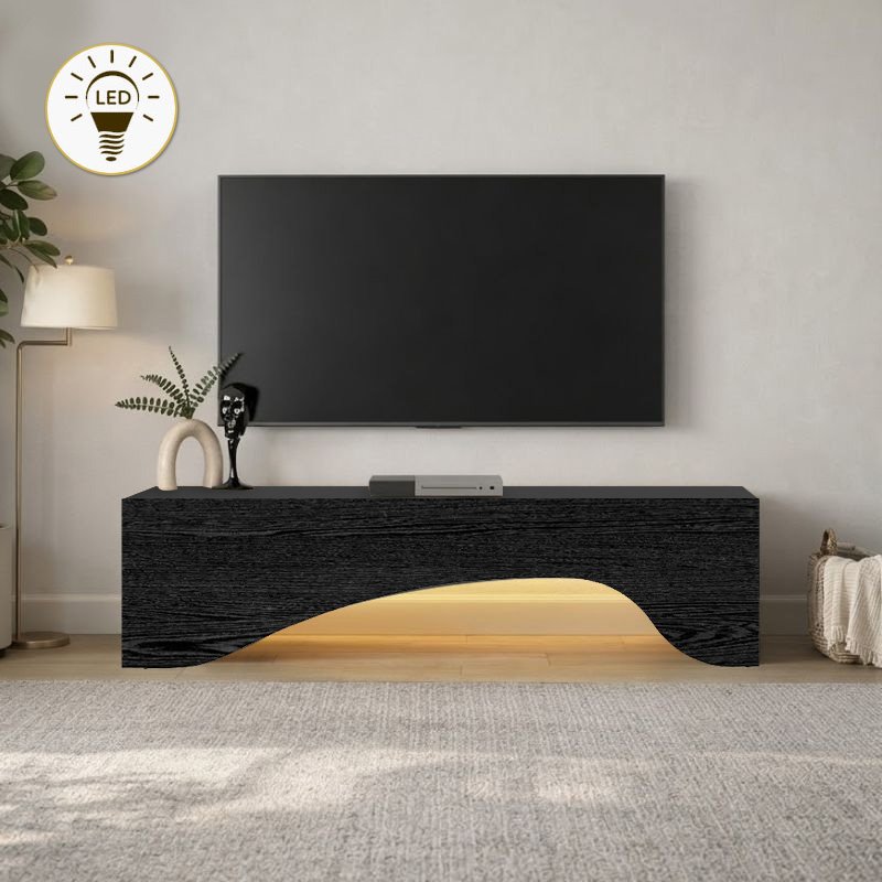 Έπιπλο τηλεόρασης Mara Megapap με LED χρώμα sencron black 150x31 Βρες το Έπιπλο τηλεόρασης Mara Megapap με LED χρώμα sencron black 150x31