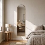 Καθρέπτης δαπέδου - τοίχου Agalu Μegapap χρώμα travertine 40x150εκ. - Image 3