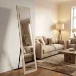 Καθρέπτης δαπέδου - τοίχου Lalu Μegapap χρώμα travertine 40x150εκ. - Image 2