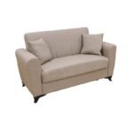 Αγόρασε MELINA LIGHT BROWN ΥΦΑΣΜΑ 2ΘΕΣΙΟΣ ΚΑΝΑΠΕΣ/ΚΡΕΒΑΤΙ ΜΕ ΑΠΟΘ.ΧΩΡΟ 156Χ80Χ88εκ. σε μοναδική τιμή στο clickforshop.gr