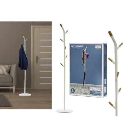 Βρες το Καλόγερος Λευκό Μέταλλο/Ξύλο Φ36x175cm σε μοναδική τιμή στο clickforshop.gr