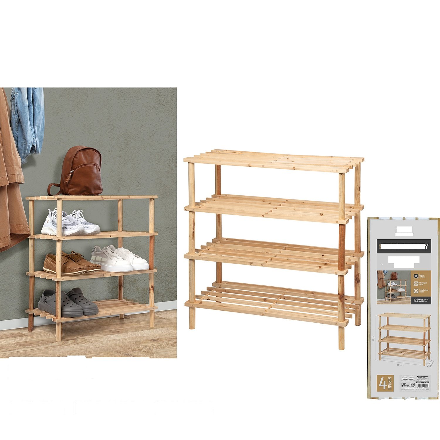Παπουτσοθήκη WoodHandy Ξύλο 63x26.5x67cm Βρες το Παπουτσοθήκη WoodHandy Ξύλο 63x26.5x67cm σε μοναδική τιμή στο clickforshop.gr