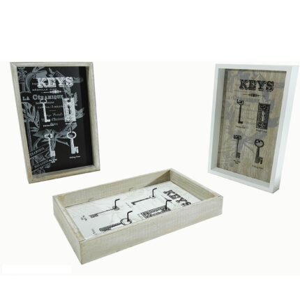 Βρες το Κλειδοθήκη ξύλο/γκρι 16x25x3.5cm 4Θέσεις Σε 3 Σχέδια σε μοναδική τιμή στο clickforshop.gr