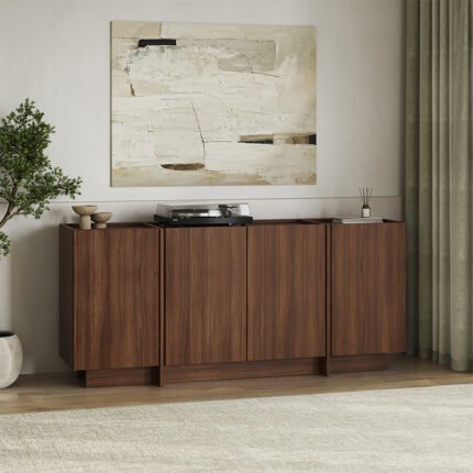 Βρες το Μπουφές Dorma Megapap χρώμα καρυδί milano 180x45x80