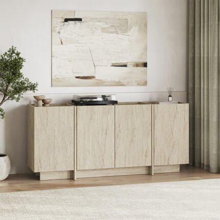 Βρες το Μπουφές Dorma Megapap χρώμα travertine 180x45x80